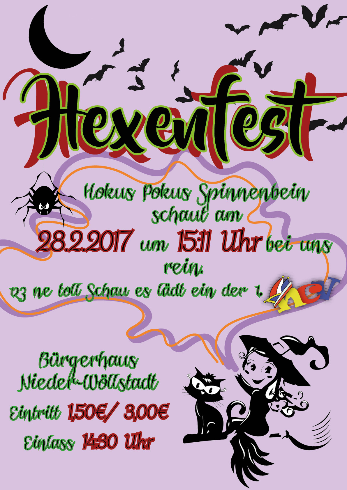 PlakatKinderfasching17